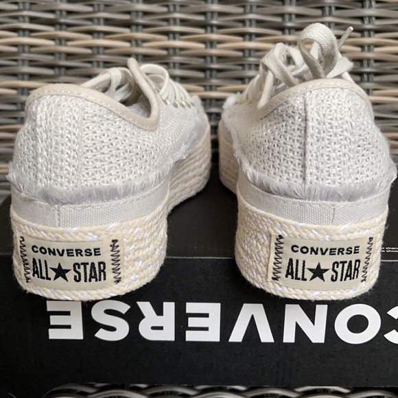 Converse Ctas Espadrille OX Mouse/White/Natural WMNS - Picture 14 of 16